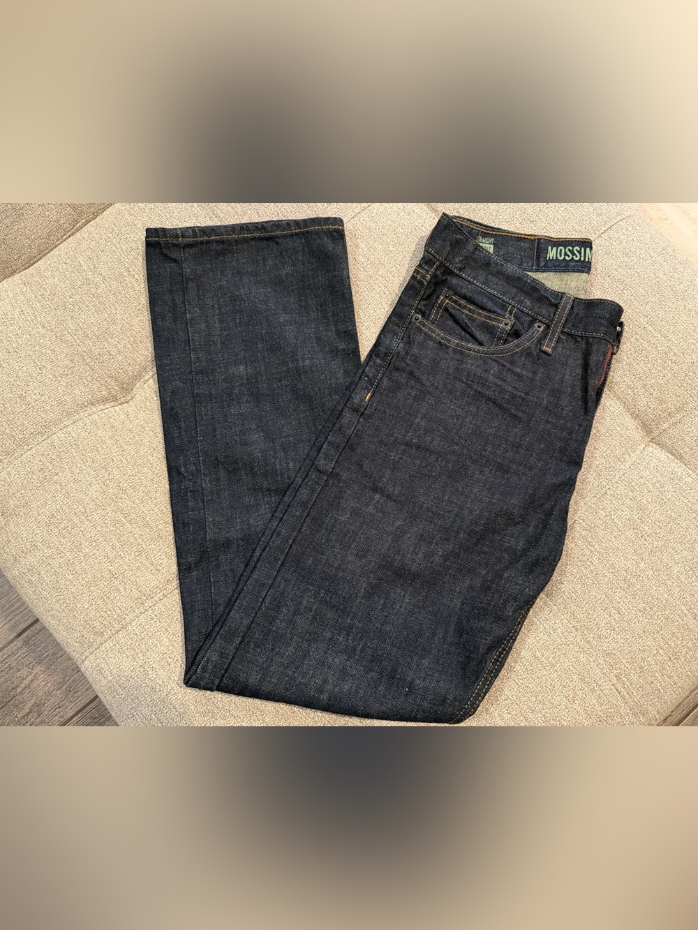 Mossimo Supply Co. Men’s Dark Blue Slim Straight Jeans